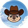 Peanut the Squirrel logo